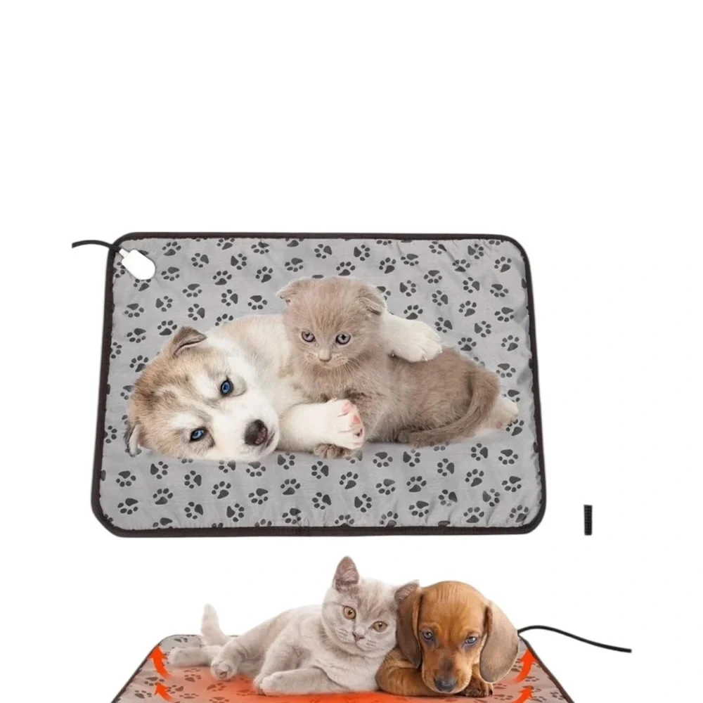 Gray Pet Heating Pad 17 1/2” square, dog, cat, rabbit pets